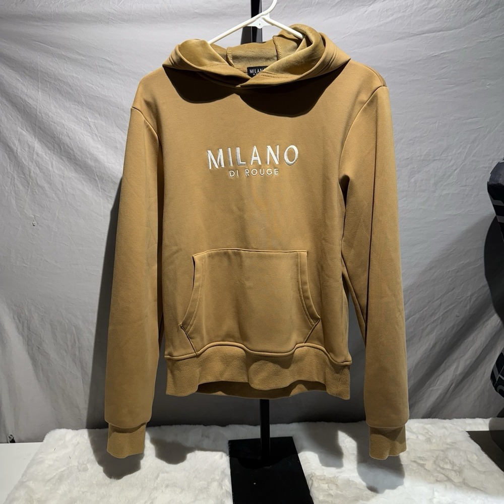 Milano Di Rouge Hoodie | Milan Italy Pullover Hoodie | Duomo - Sz XS